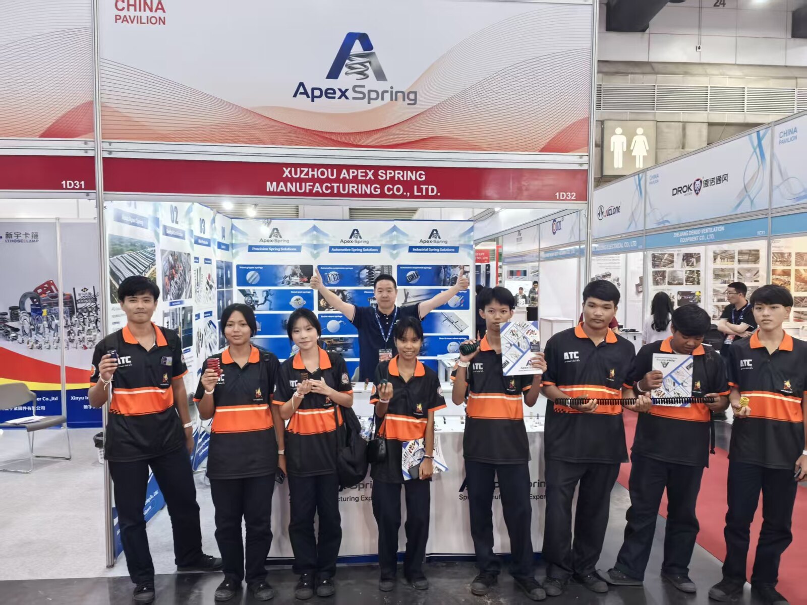 NorenSpring exhibition team at Manufacturing Expo 2024
