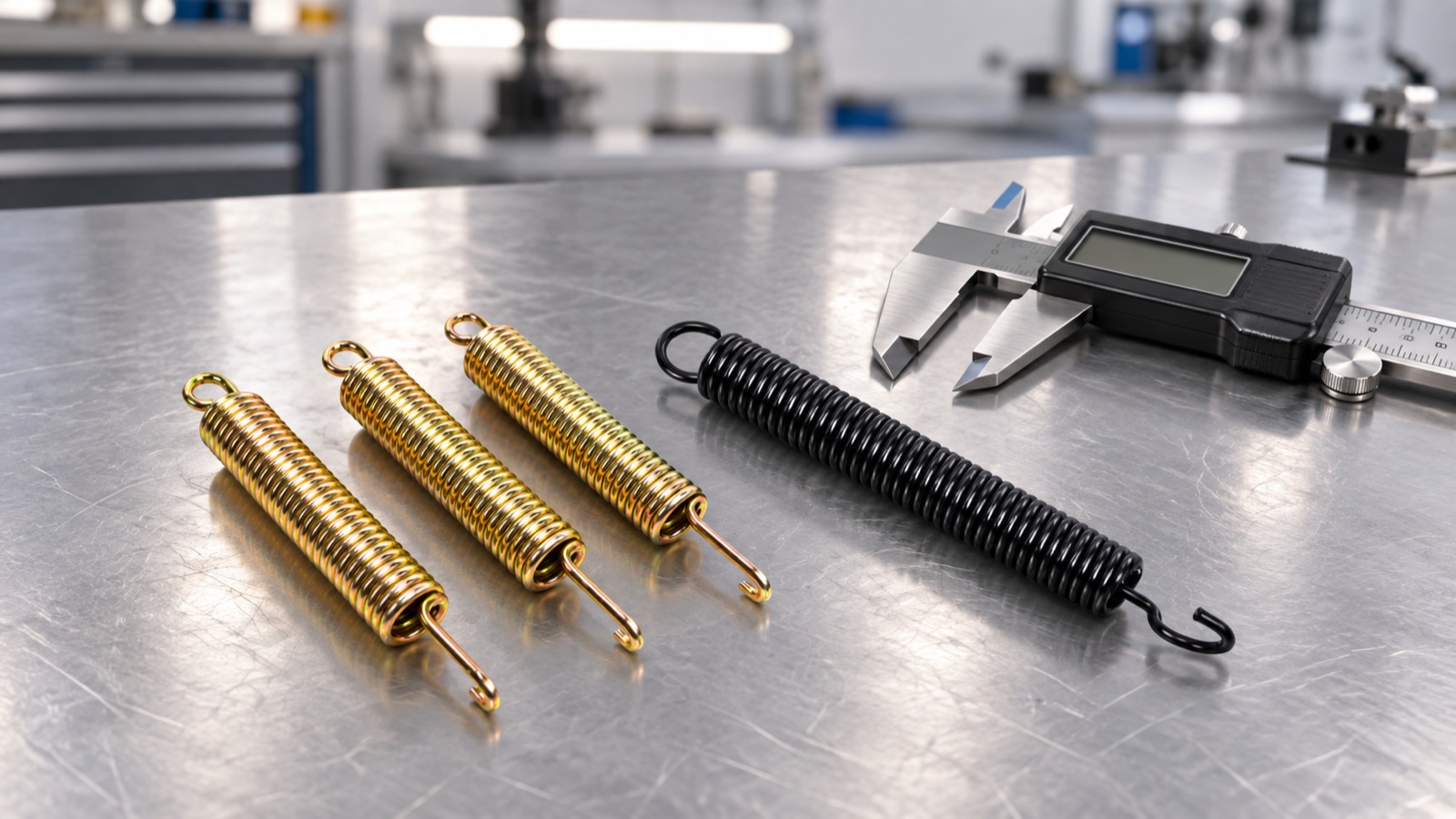 How to Specify a Custom Extension Spring: Hooks, Initial Tension and Load
